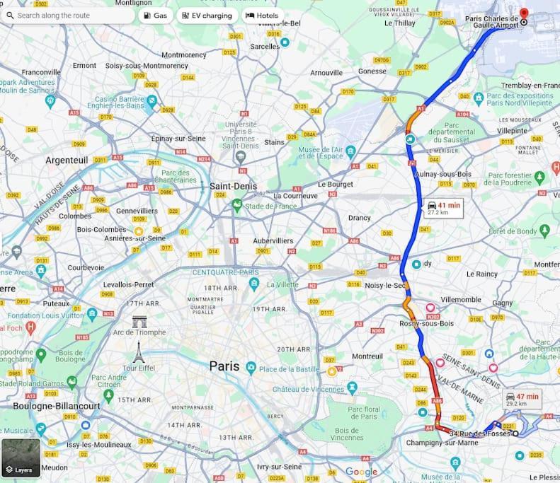 Charme & Confort T2 Lumineux Entre Paris And Disney Villiers-sur-Marne Extérieur photo
